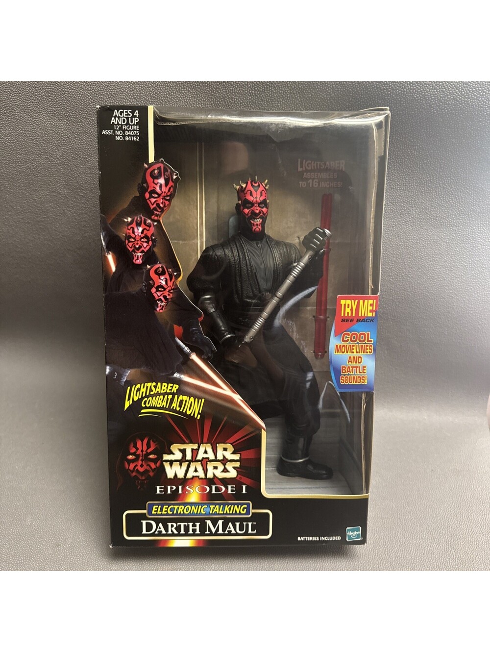Star Wars Episode I Electronic Talking Darth Maul 12" Figure 1999 Needs Battery